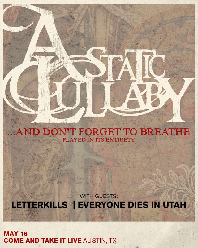A STATIC LULLABY: ‘And Don’t Forget to Breathe’ played in its entirety.
