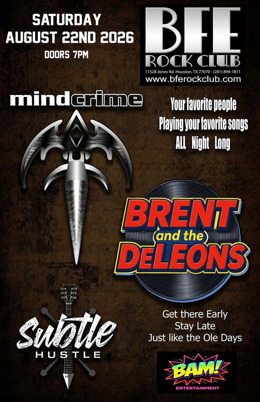 Mindcrime (Queensryche tribute), Brent and The DeLeons, Subtle Hustle