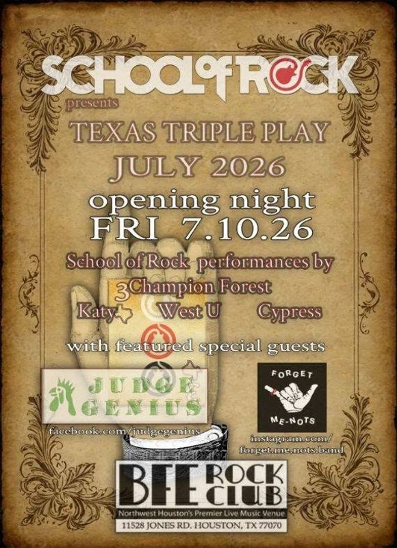 School of Rock - Texas Triple Play