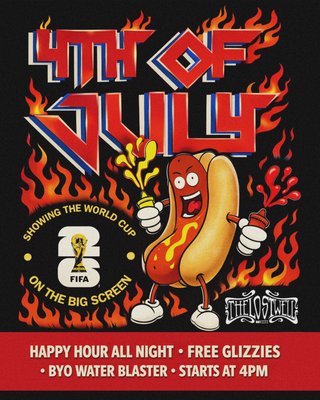 Merica' Free Hot Dogs and Happy Hour All Night