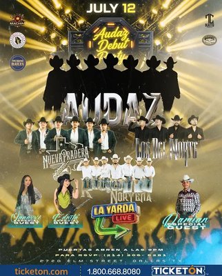 La Yarda Live presents: Audaz Debut party