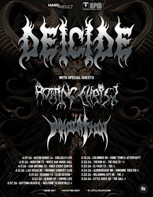 Deicide with special guests Rotting Christ & Immolation