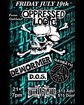 OPPRESSED LOGIC, DEWORMER, GASBATH, D.O.S.