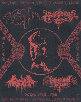 BORN FOR BURNING PRESENT- Volahn, Morbosidad, Nexul, Infestation of Evil