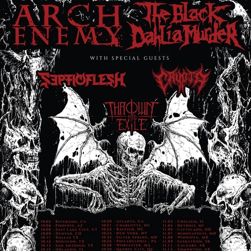 Arch Enemy + The Black Dahlia Murder - Wrath Across North America 2026