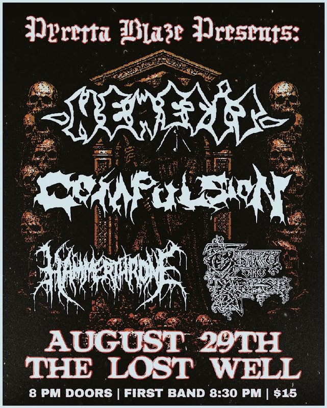 Nemesis, Compulsion, Hammerthrone, Thru the Ashes