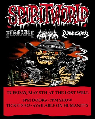 SPIRITWORLD, DESMADRE, DOOMSDAY, WATERWORLD