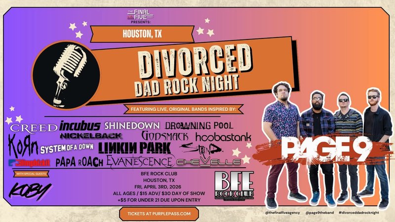 Divorced Dad Rock Night