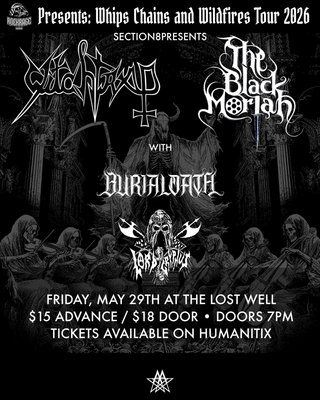 WITCHTRAP (COLOMBIA), THE BLACK MORIAH, BURIAL OATH, LORD GRYPHUS
