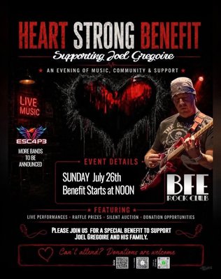 Joel Gregoire's Heart Strong Benefit