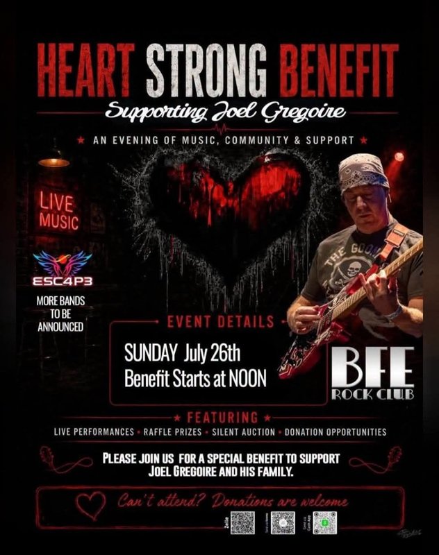 Joel Gregoire's Heart Strong Benefit
