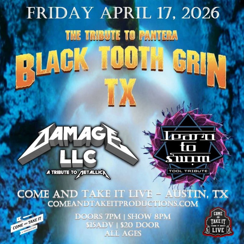 BLACK TOOTH GRIN: The Tribute to Pantera